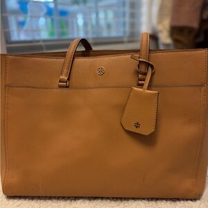 Tory Burch Brown Leather Tote
